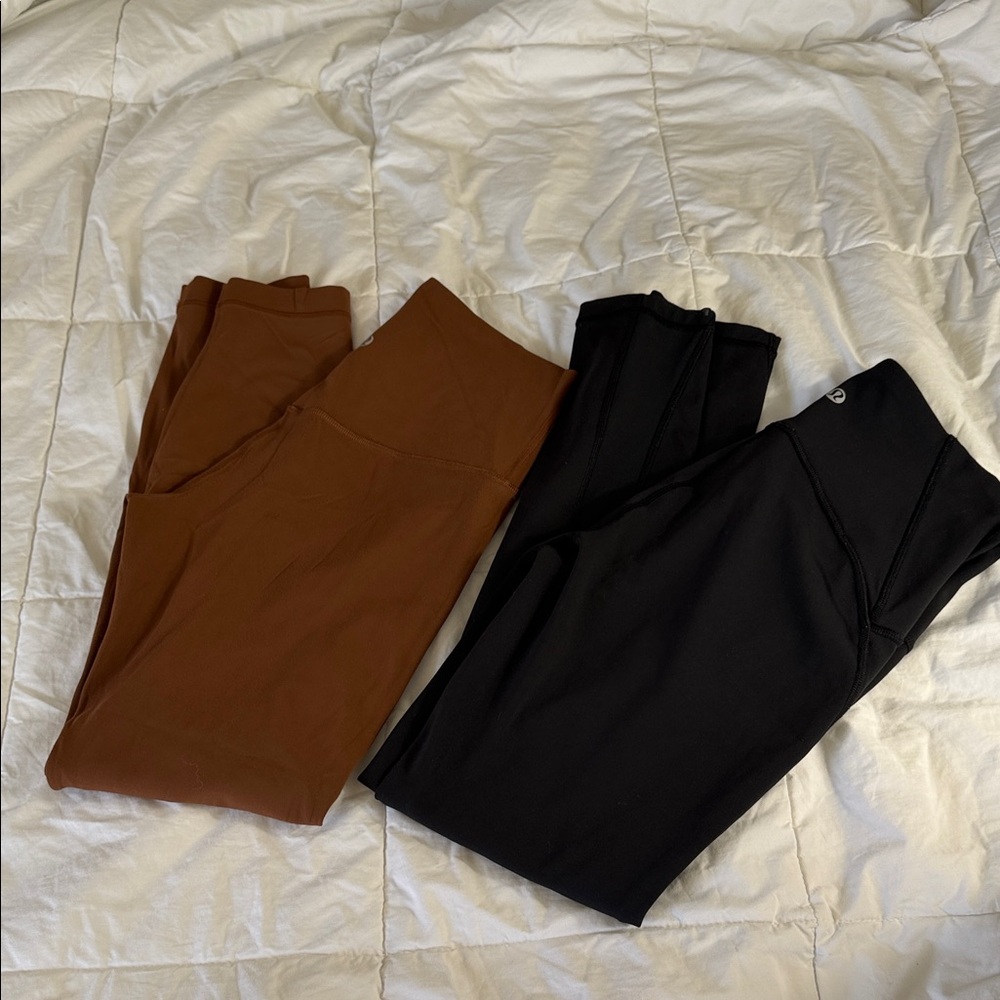 lululemon athletica Leggings in Black and Brown 2 - Picture 7 of 10